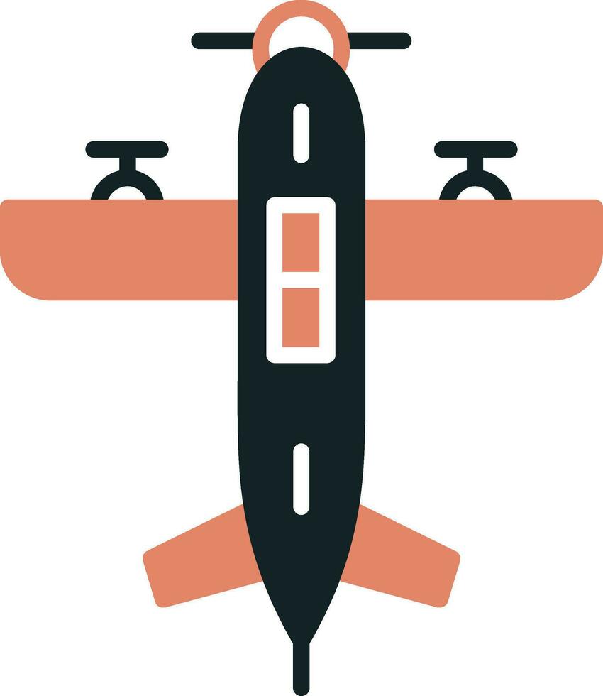 Wasserflugzeug Vektor Symbol