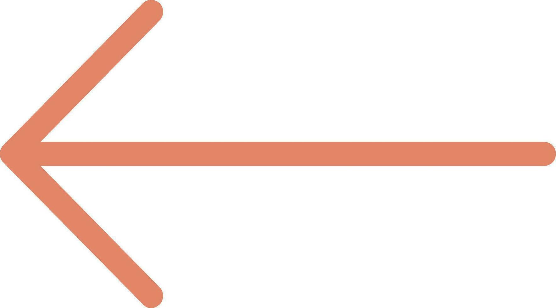 Pfeil-Vektor-Symbol nach links vektor
