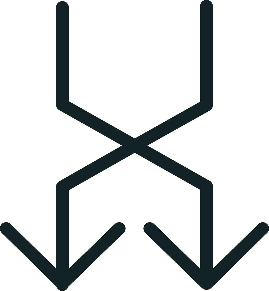 Shuffle-Vektor-Symbol vektor