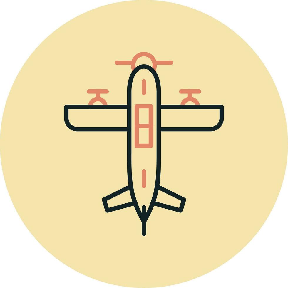 Wasserflugzeug Vektor Symbol