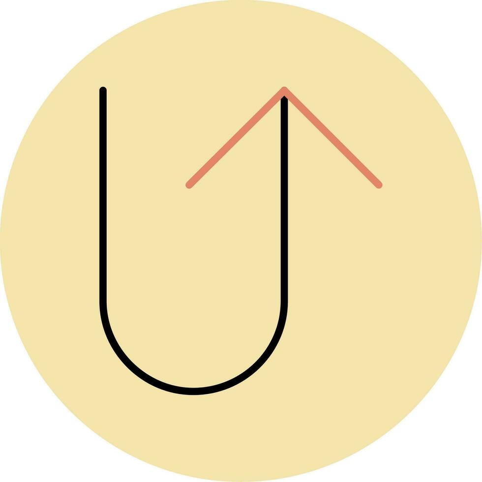 u Wende Vektor Symbol