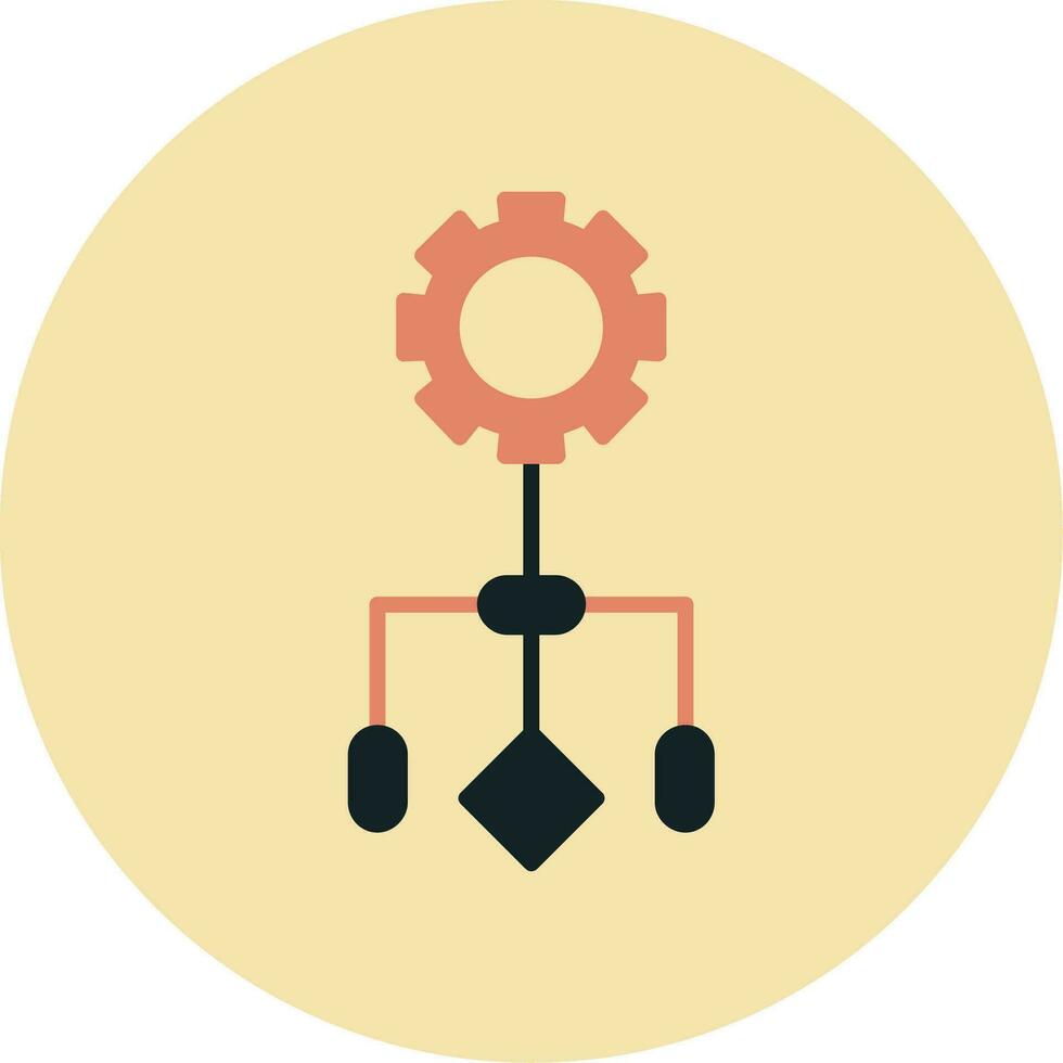 Workflow-Vektor-Symbol vektor