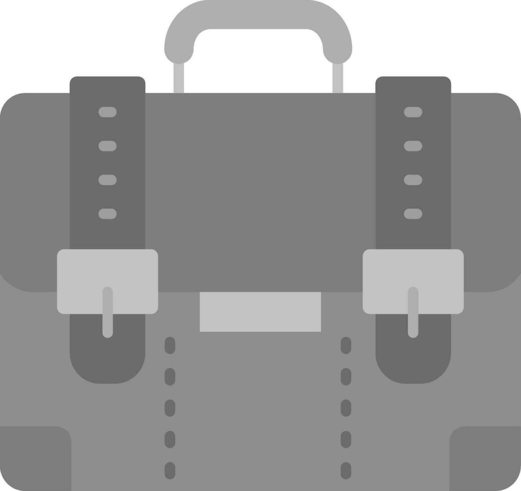 resväska grå skala ikon vektor