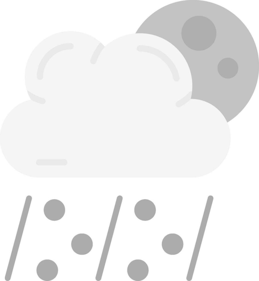 hagel grå skala ikon vektor