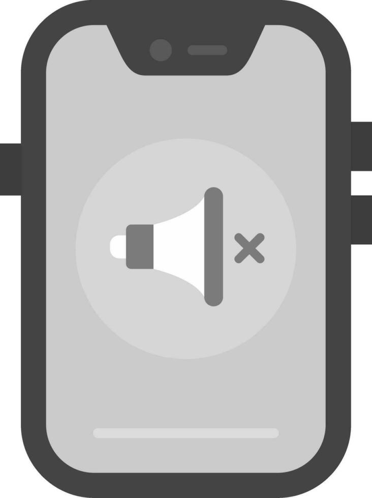 stum grå skala ikon vektor
