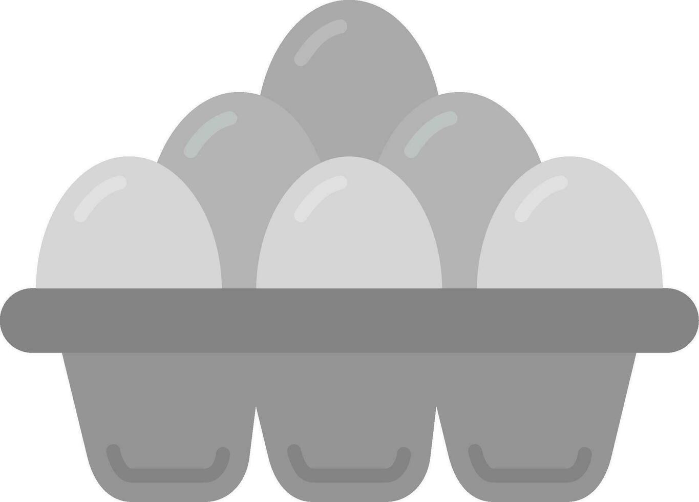 ägg grå skala ikon vektor