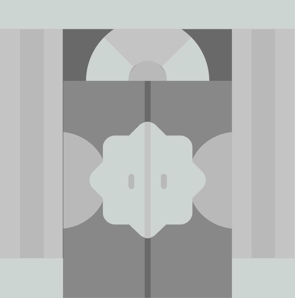 Eingang grau Rahmen Symbol vektor