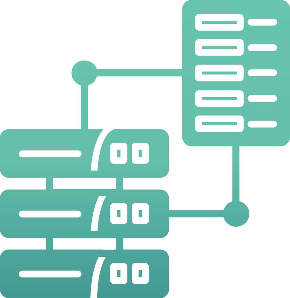 Vektorsymbol für die Datenübertragung vektor