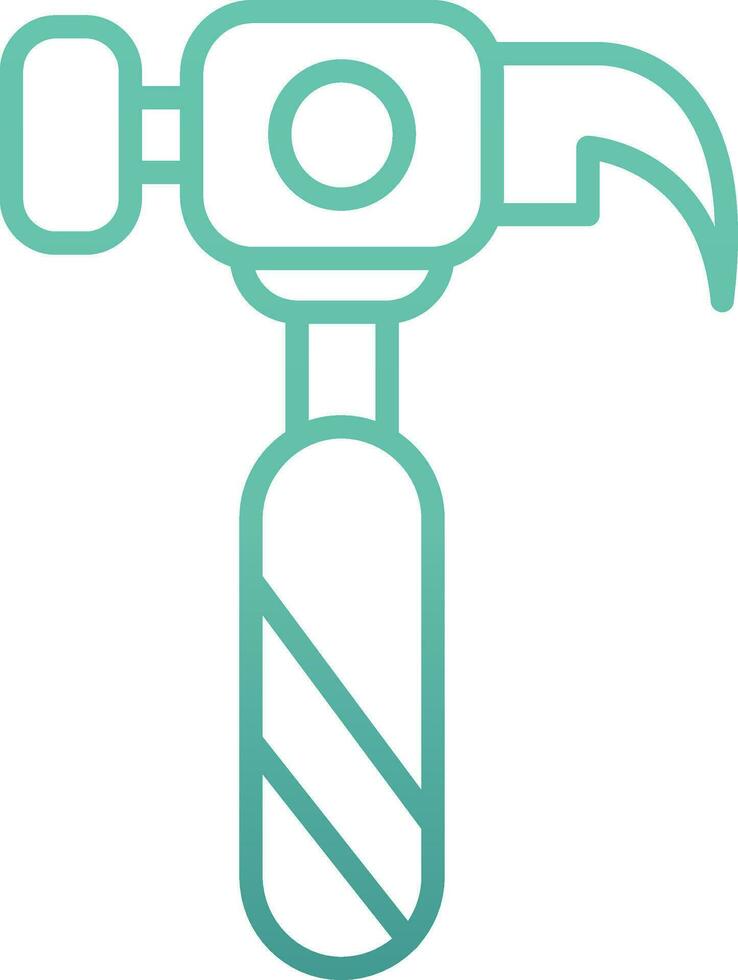 Hammer-Vektor-Symbol vektor