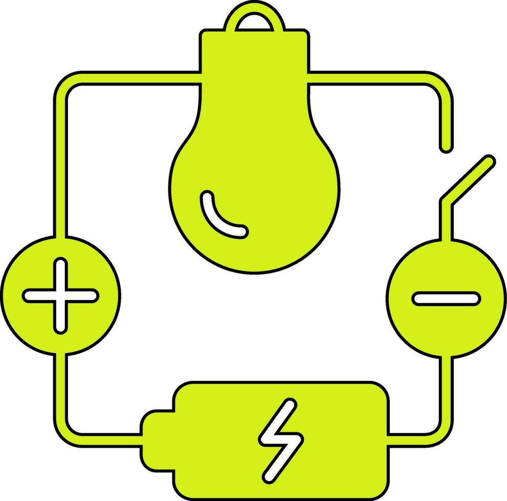 Vektorsymbol für Stromkreise vektor
