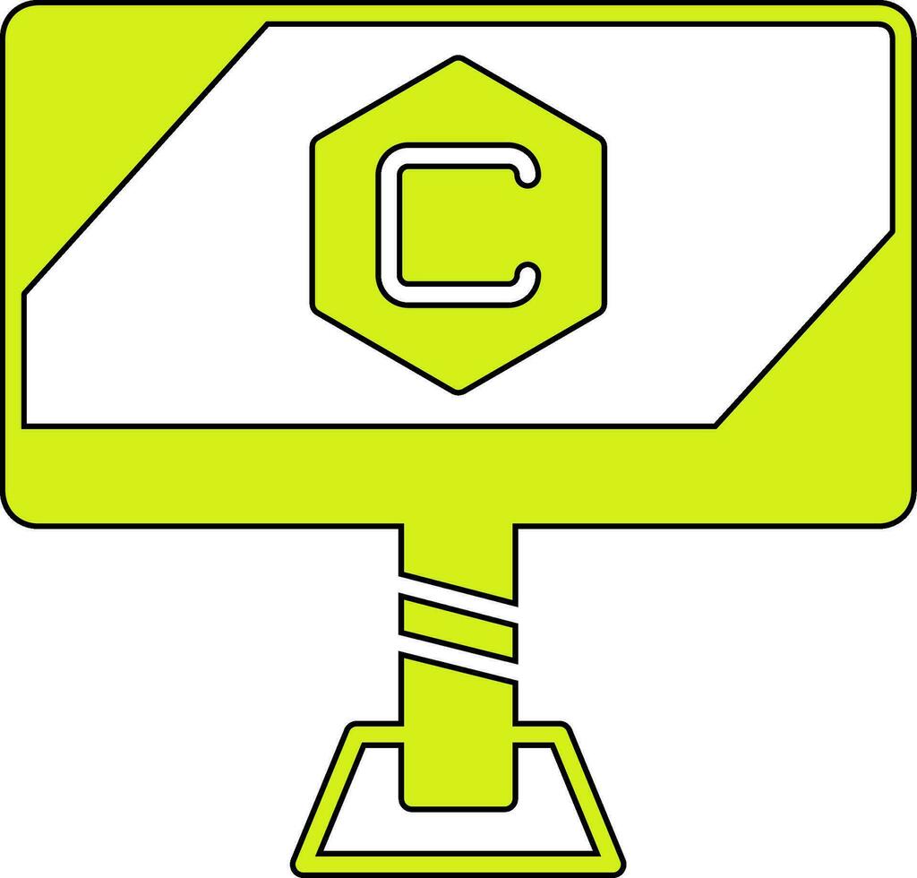 Computer-Vektor-Symbol vektor