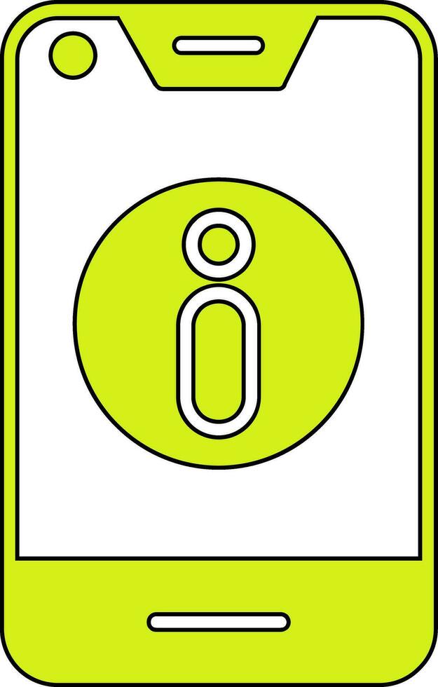 Smartphone Information Vektor Symbol