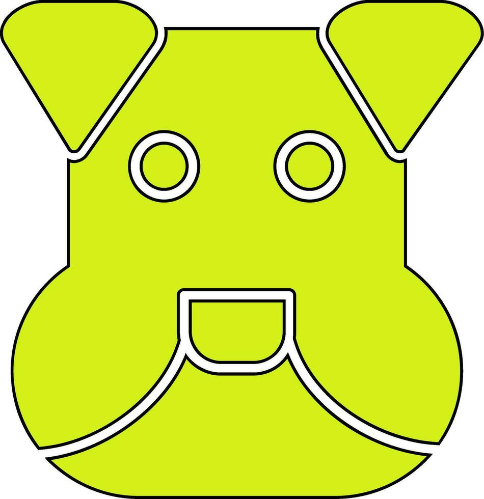 Hund-Vektor-Symbol vektor