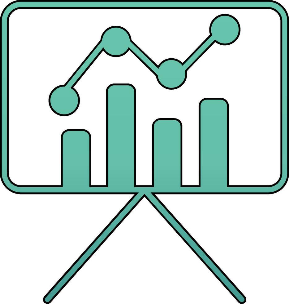 statistik presentation vektor ikon