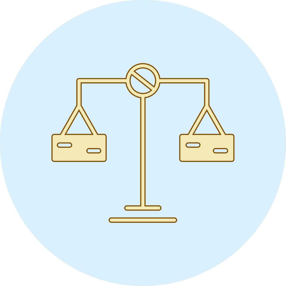Balance Rahmen Vektor Symbol