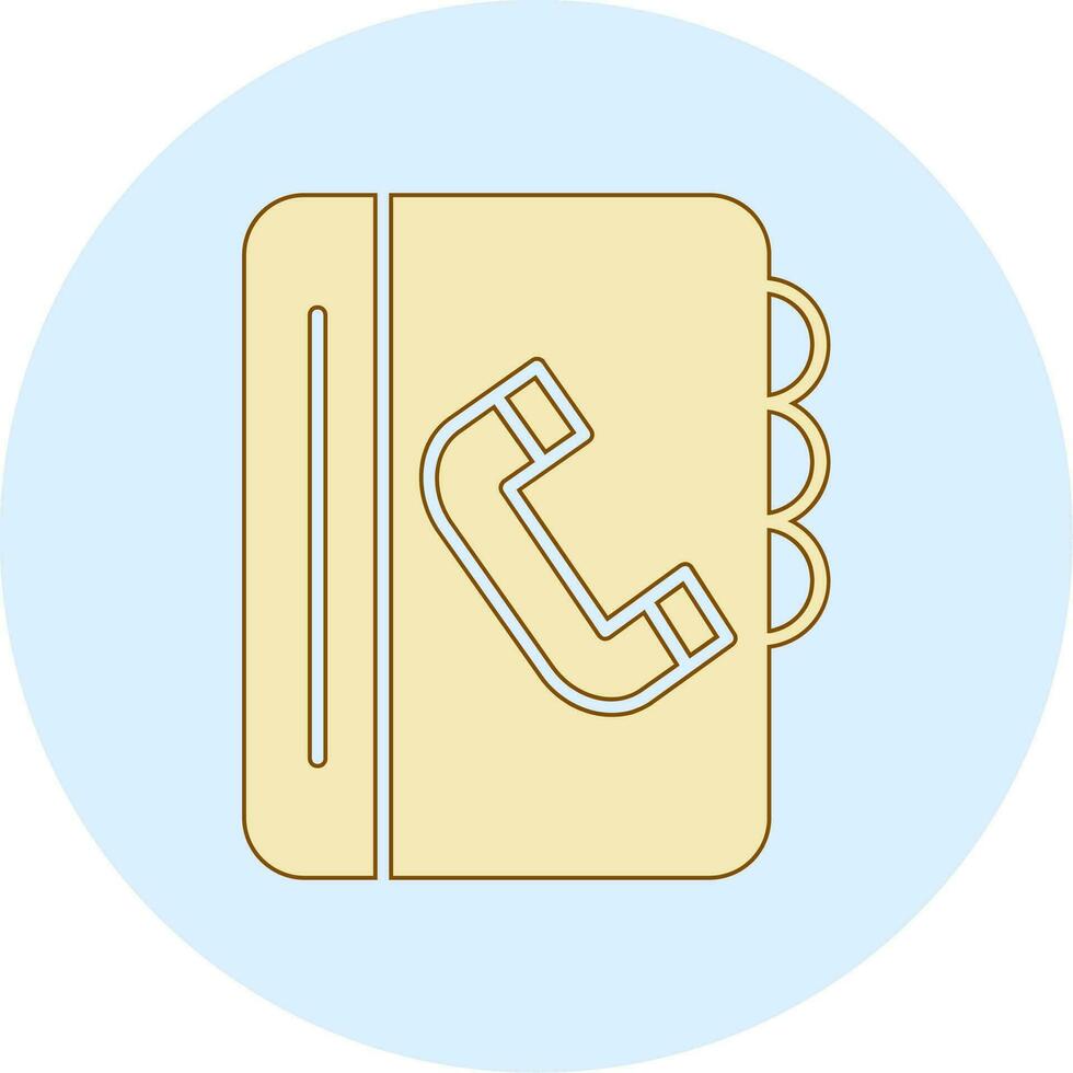 Telefonbuch Vektor Icon