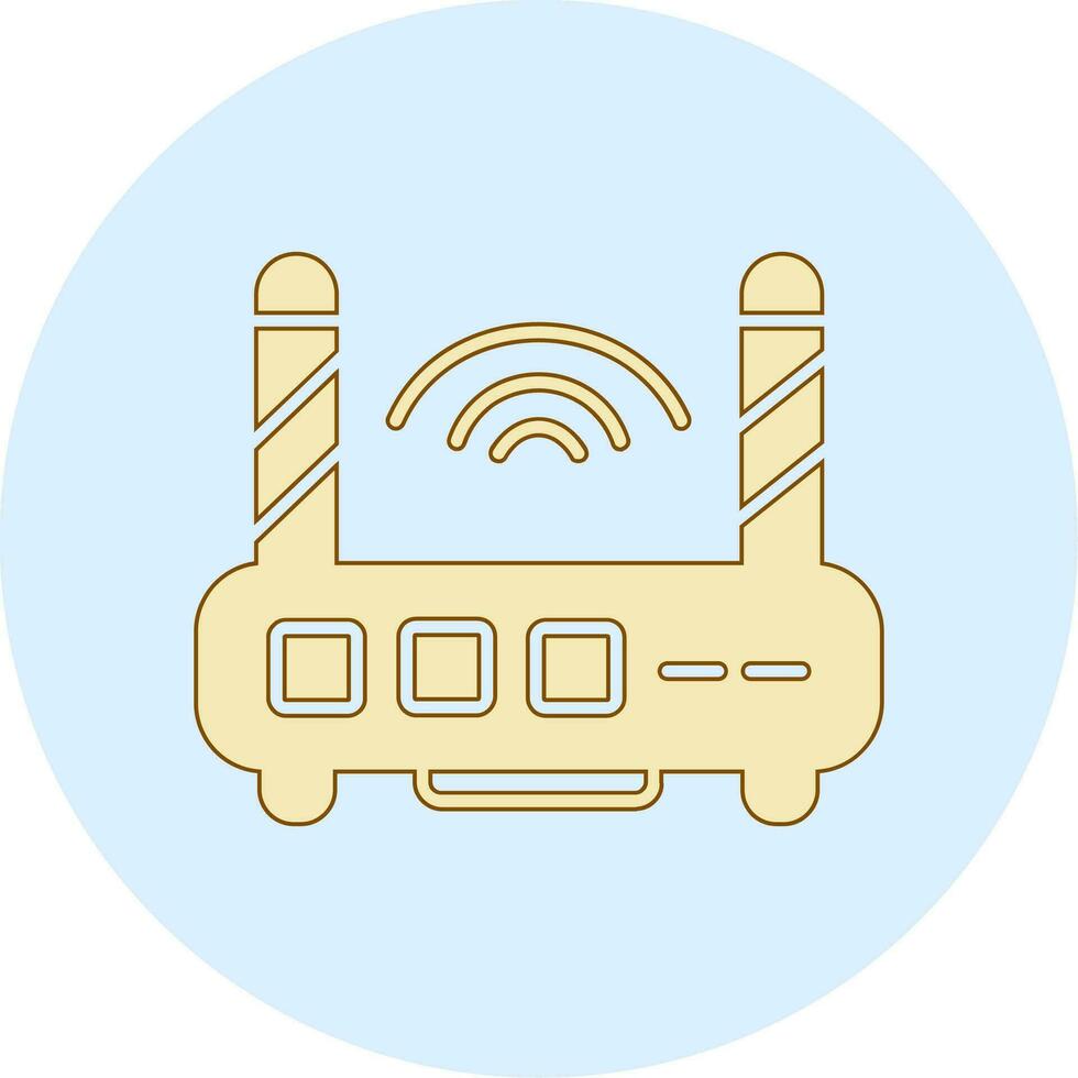 WLAN-Router-Vektorsymbol vektor