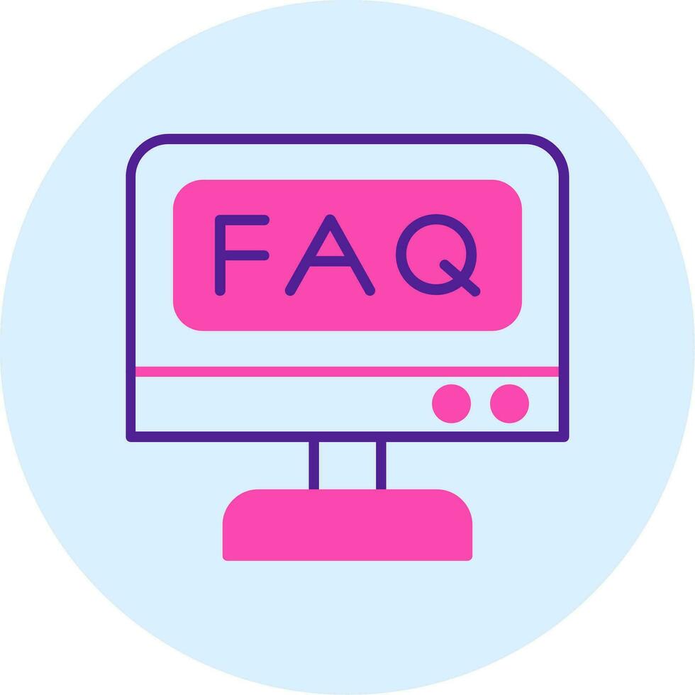 FAQ-Vektorsymbol vektor