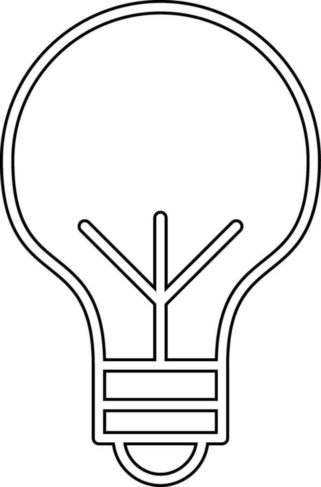 Glühbirnen-Vektorsymbol vektor