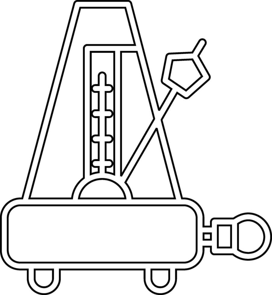 metronom vektor ikon