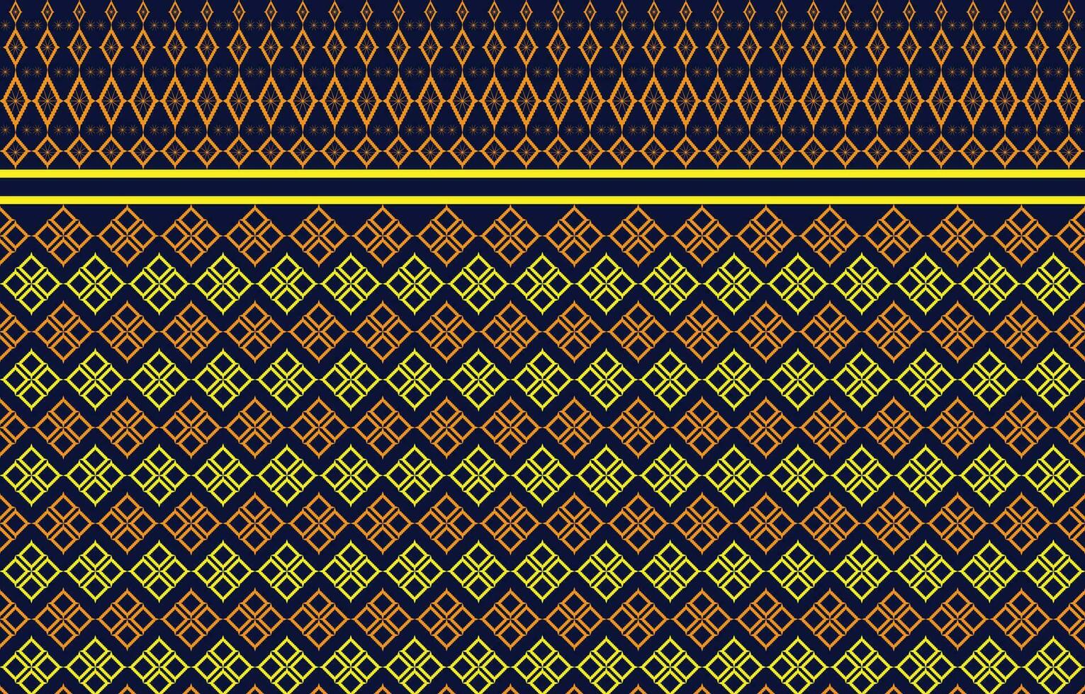 schön thailändisch gestrickt stickerei.geometrisch ethnisch orientalisch Muster traditionell Hintergrund. vektor
