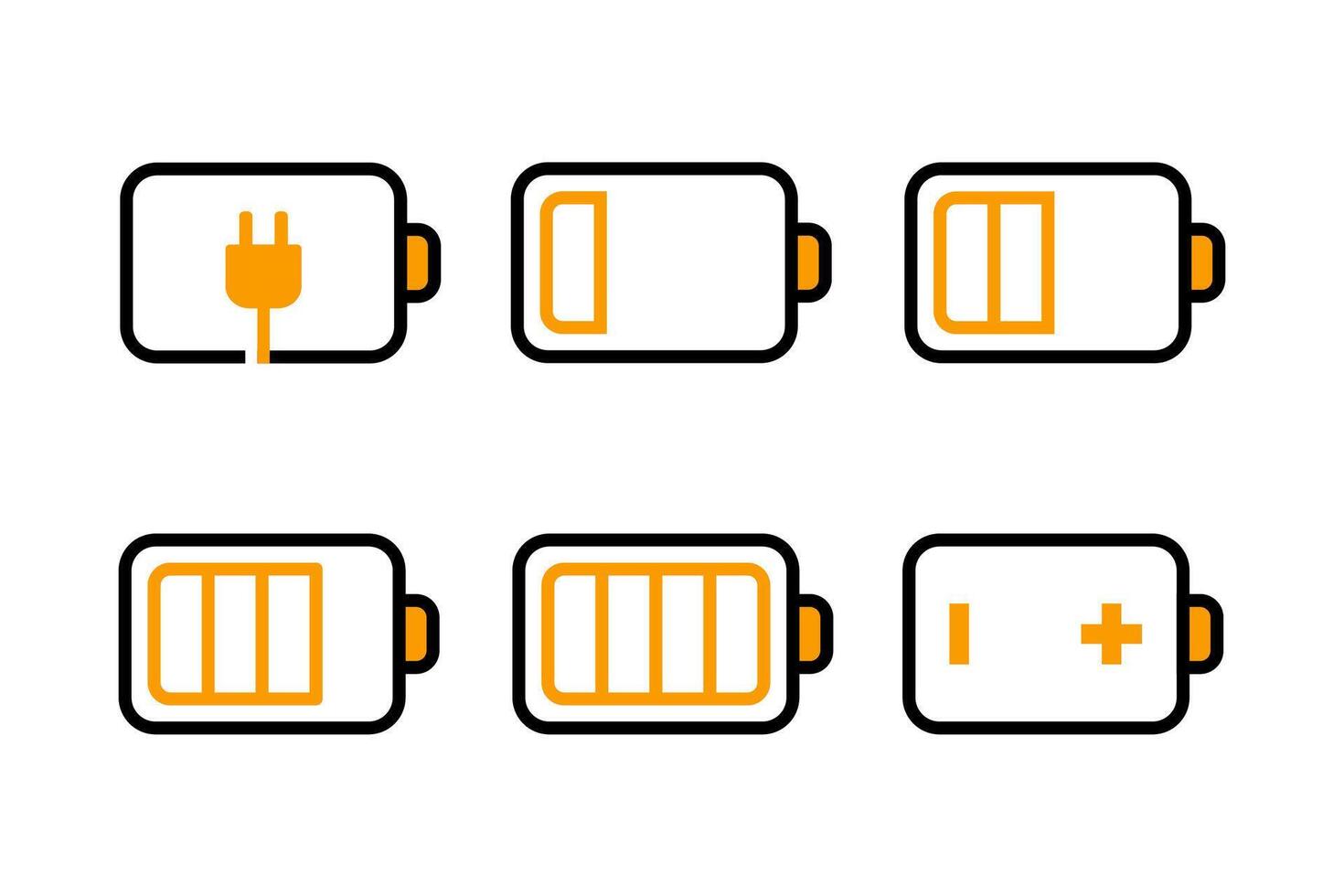 batteri ikon packa vektor design illustration