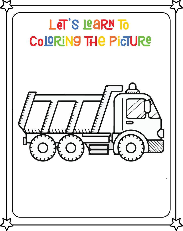 Zeichnung Vektor Bild Fahrzeug LKW
