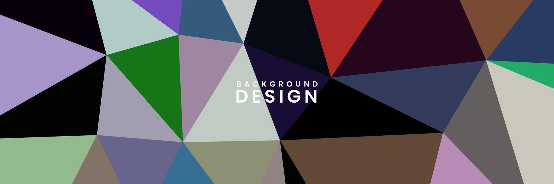 abstrakt elegant bakgrund med trianglar och klassisk vibrerande Färg vektor
