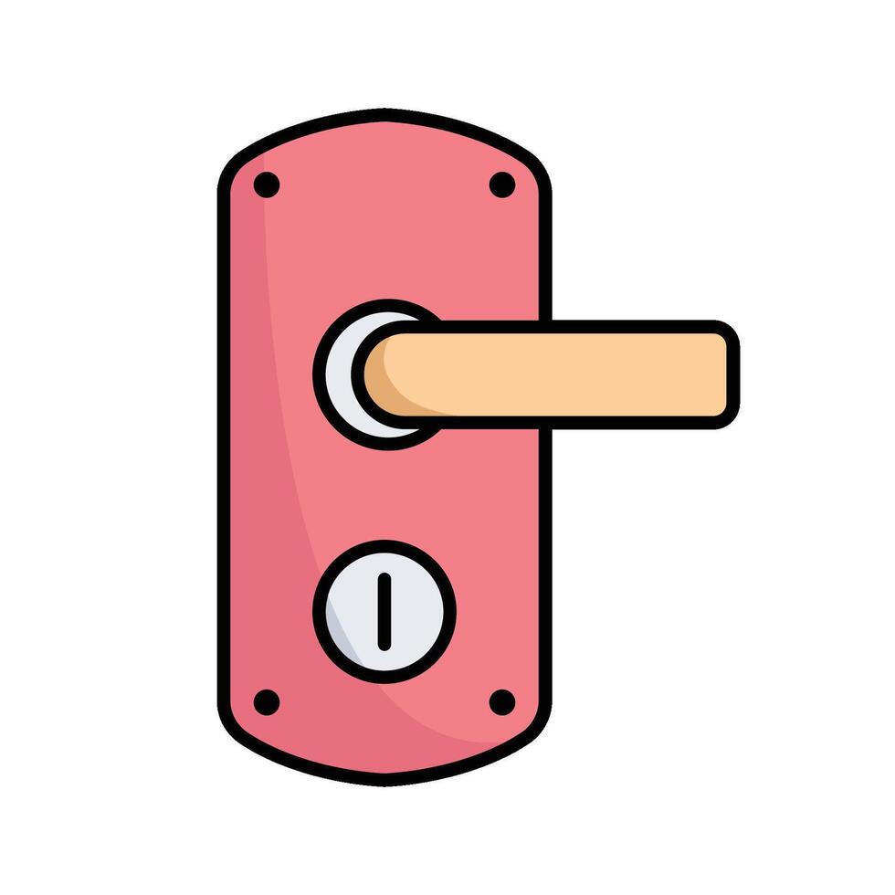 Tür Griff Symbol Vektor Design Vorlage einfach und modern