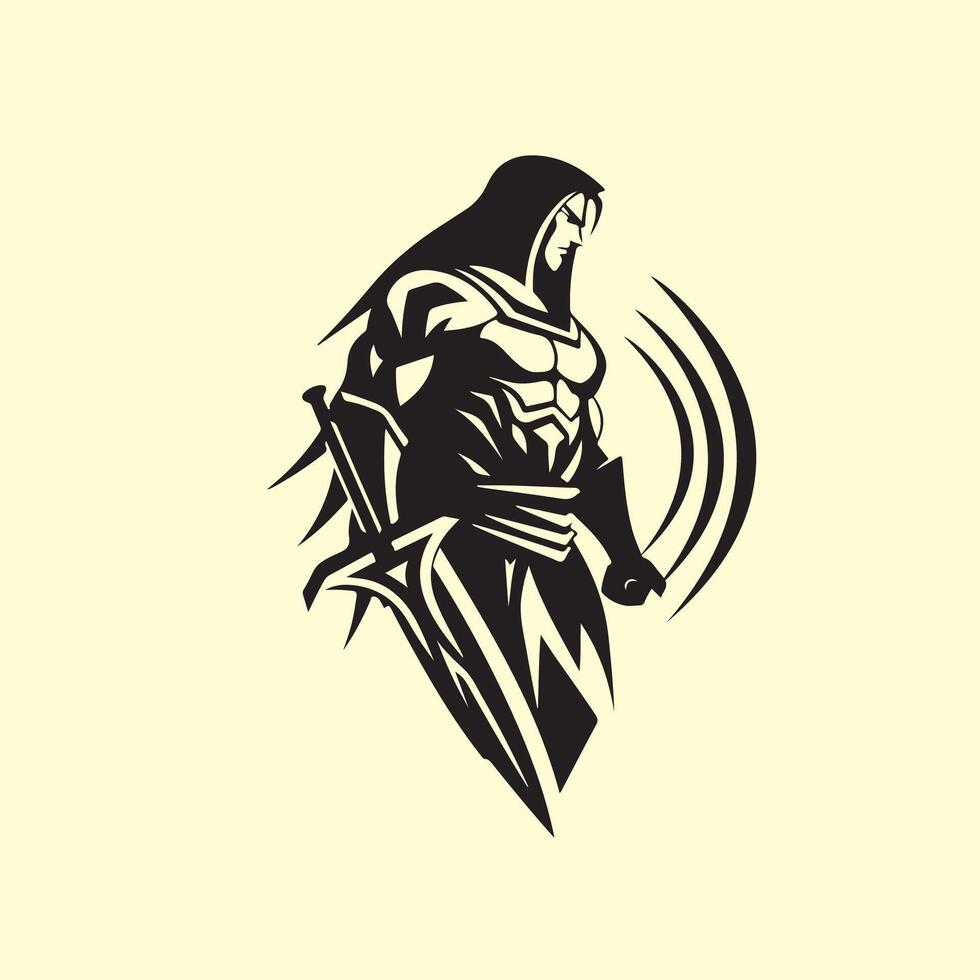 krigare logotyp vektor konst, ikoner, och grafik