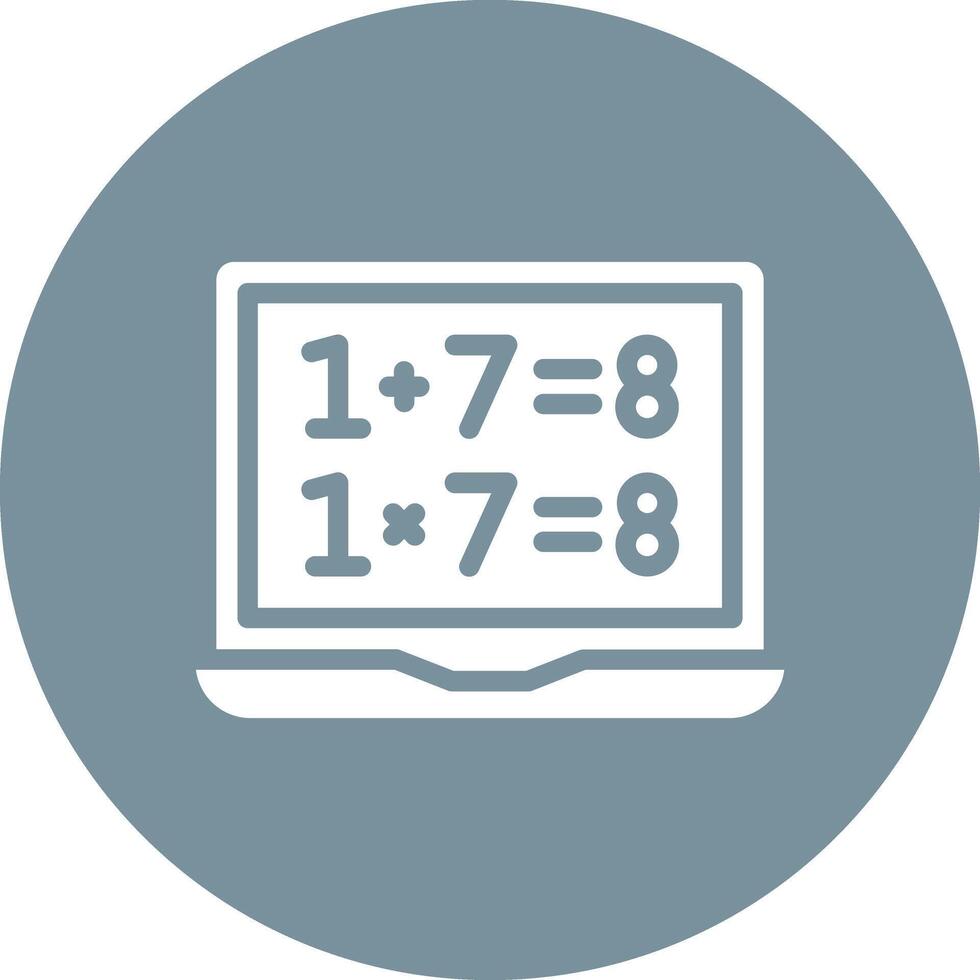 online Mathe Vektor Symbol