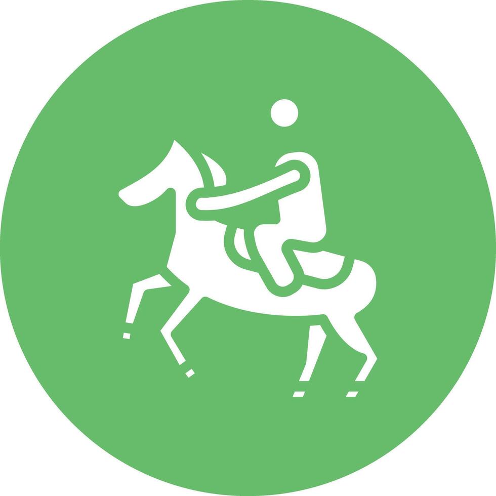 Pferd Fahrer Vektor Symbol