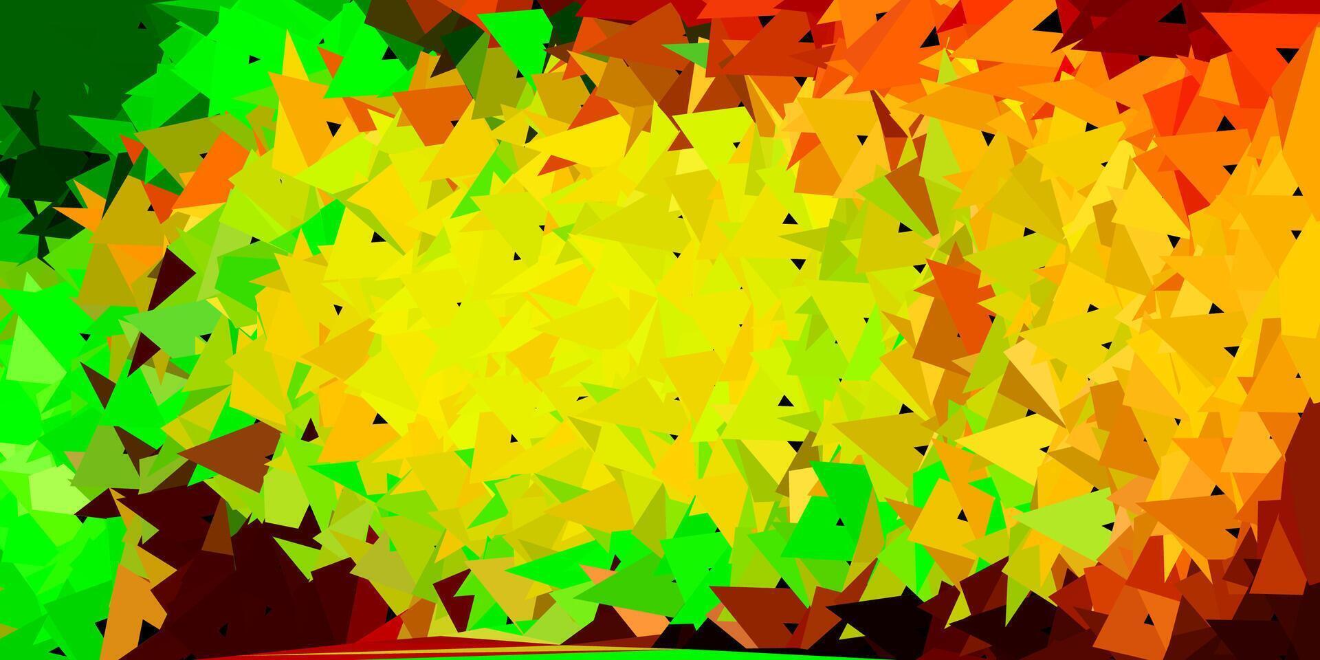 hellgrüne, gelbe Vektor-Gradienten-Polygon-Textur. vektor