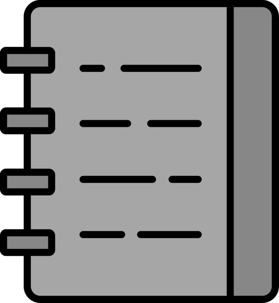 anteckningsbok vektor ikon