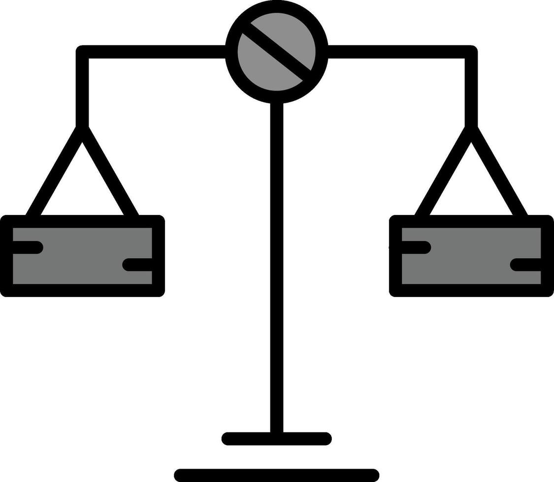 balans skala vektor ikon