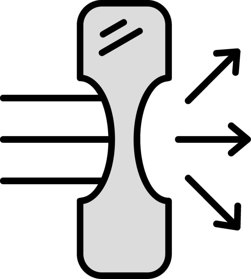 Dispersionsvektorsymbol vektor