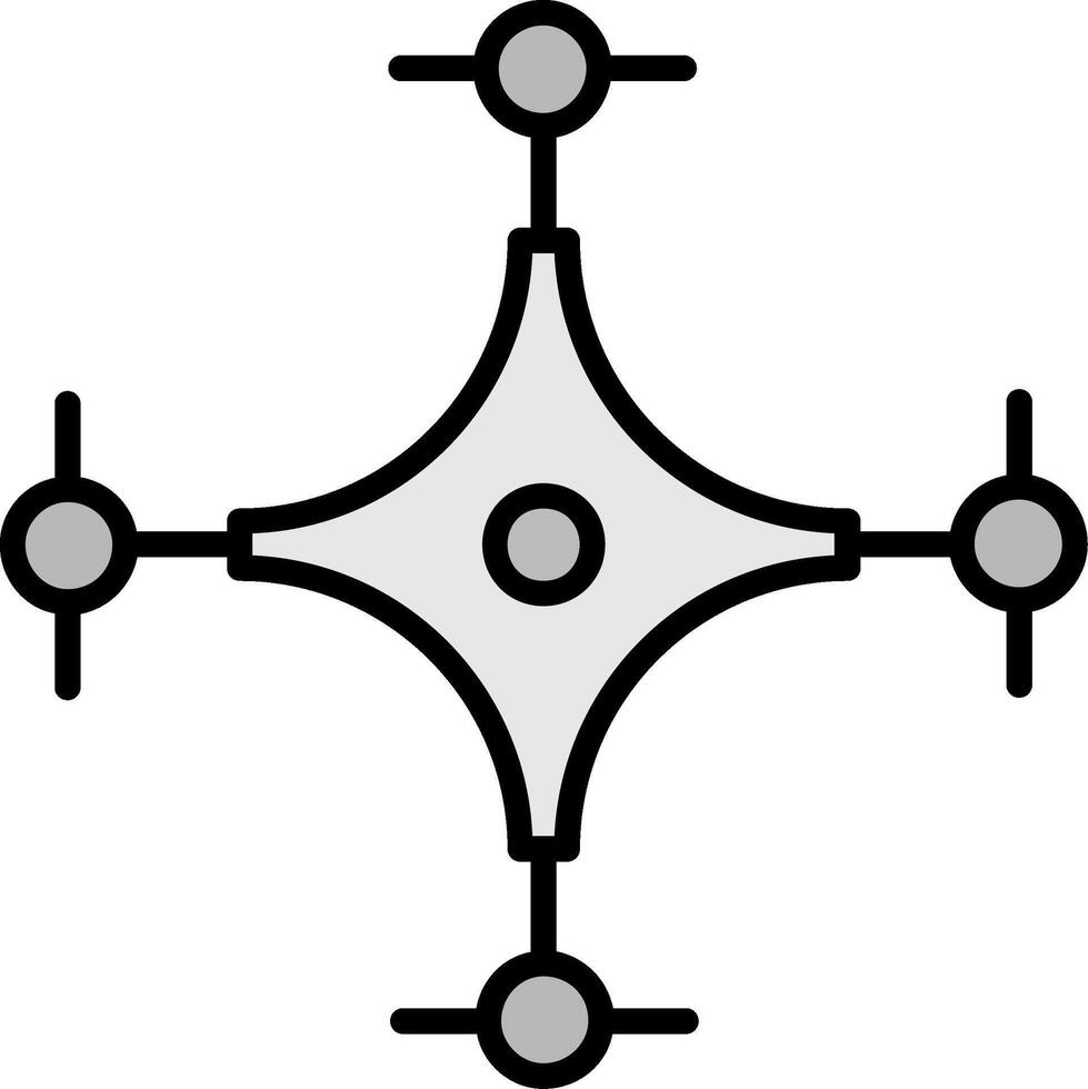 Symbol für Drohnenvektor vektor