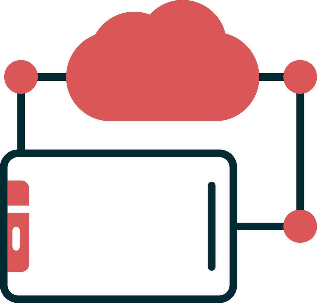 Vektorsymbol für die Datenübertragung vektor