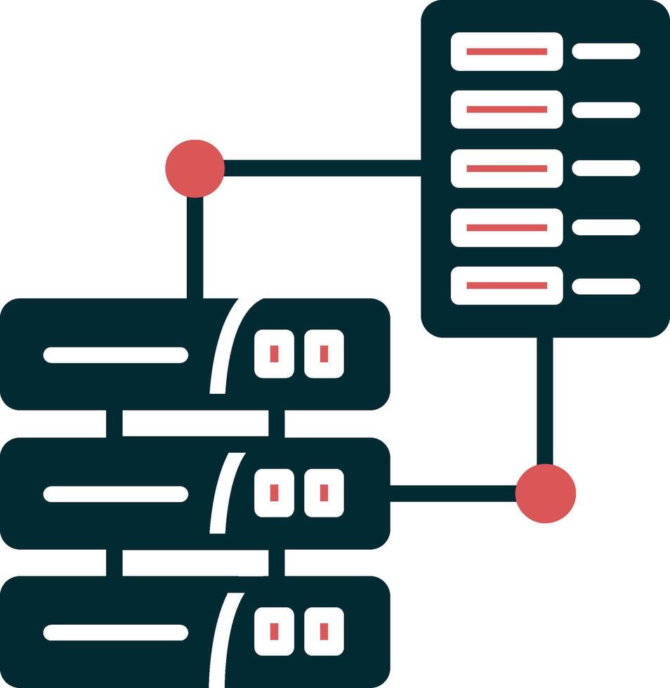 Vektorsymbol für die Datenübertragung vektor