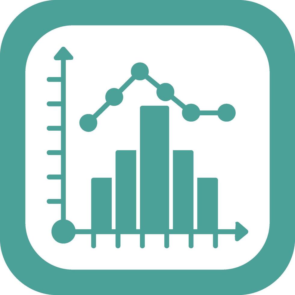 histogram vektor ikon