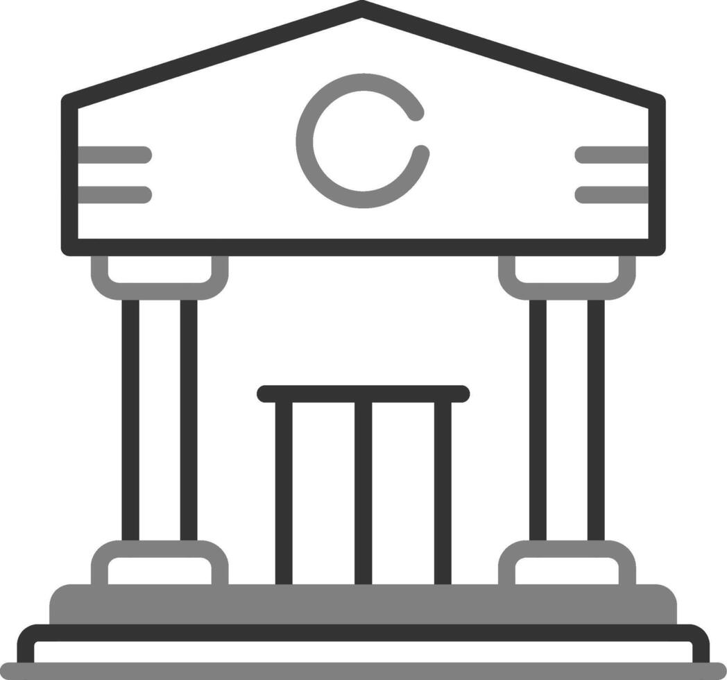 domstol vektor ikon