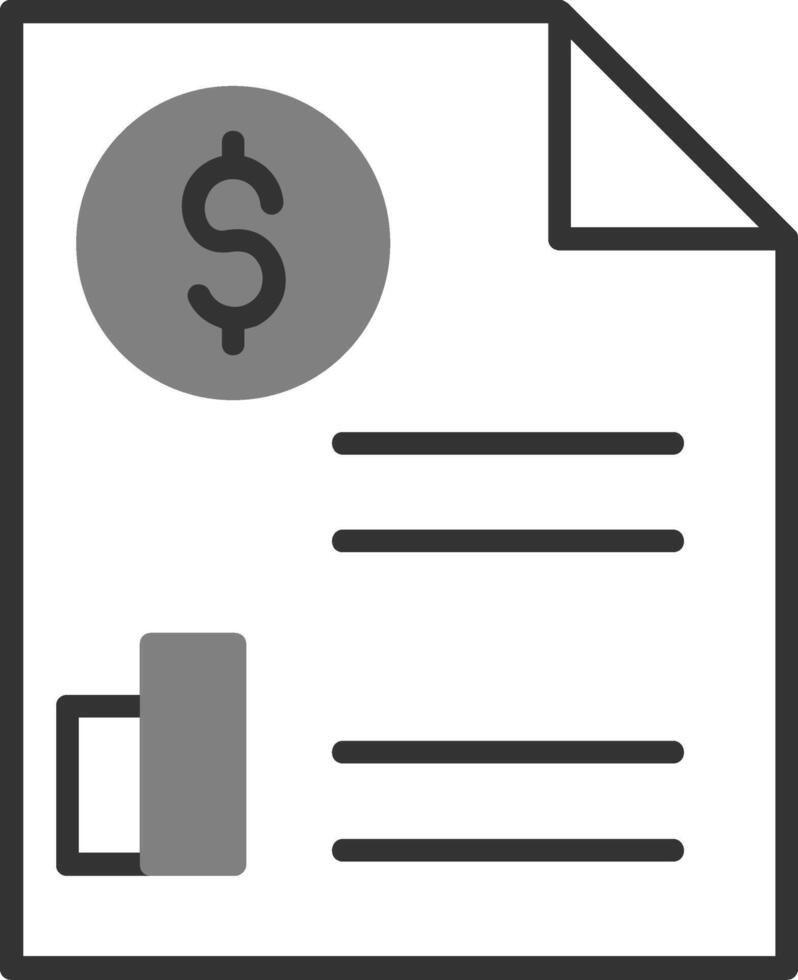 Papier Rechnungen Vektor Symbol