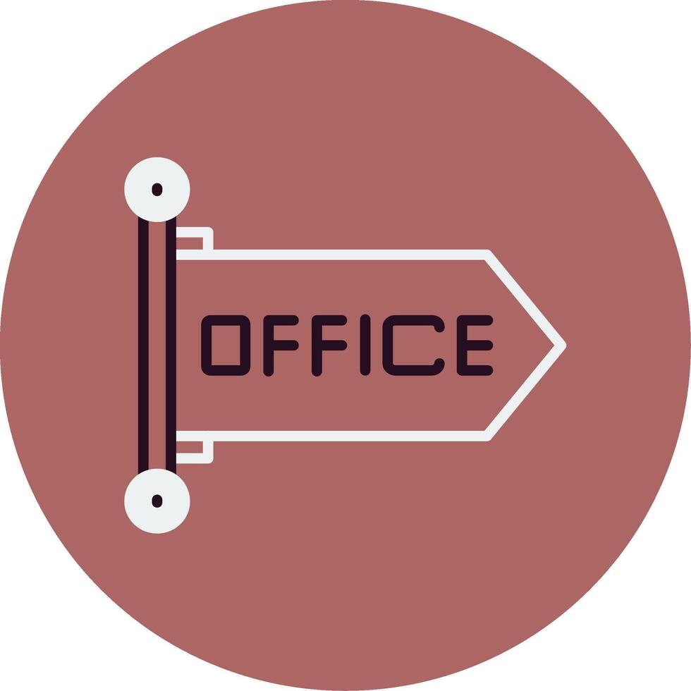 Büro-Vektor-Symbol vektor