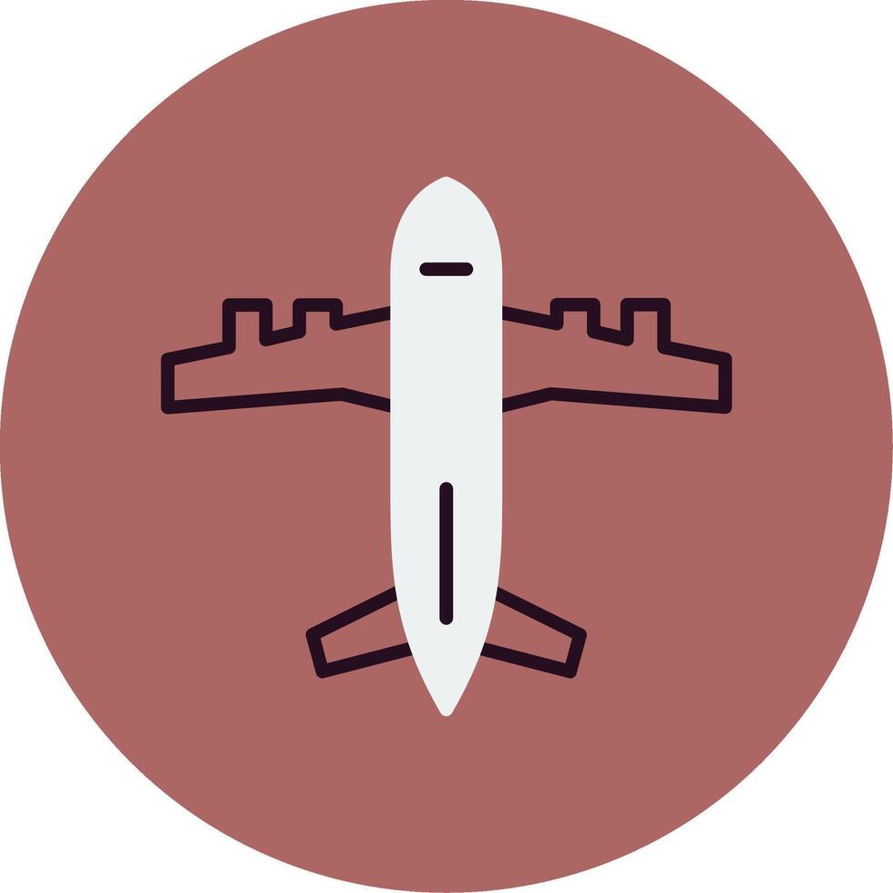 Flugzeug Vektor Symbol