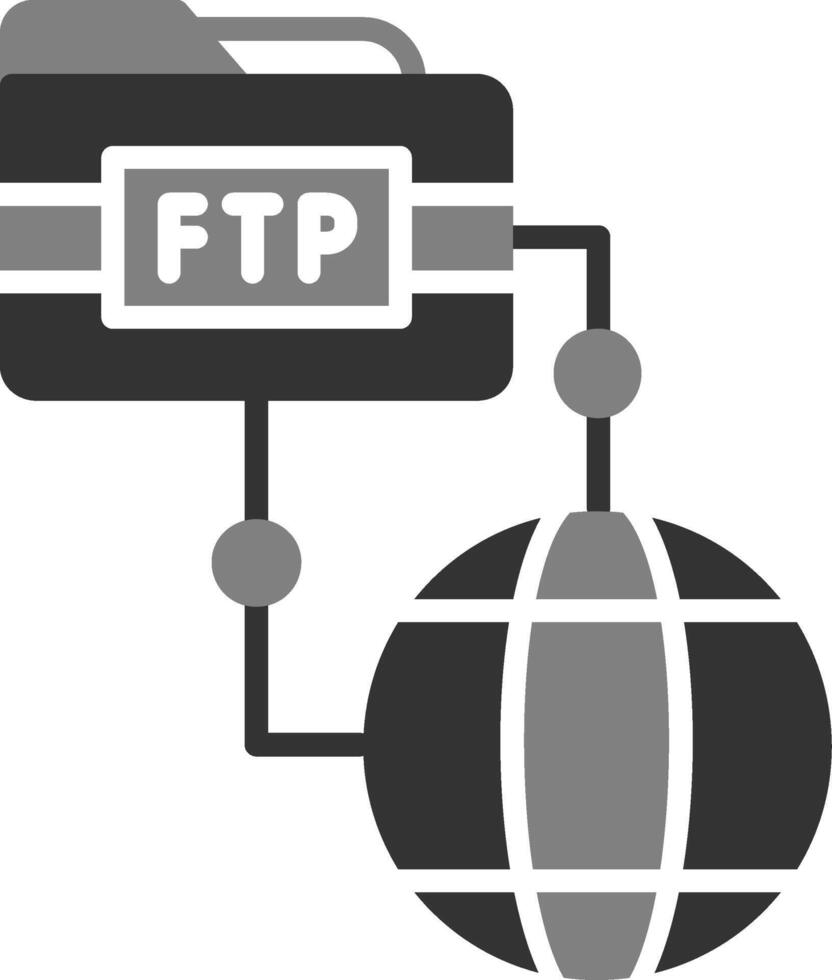 FTP-Vektorsymbol vektor