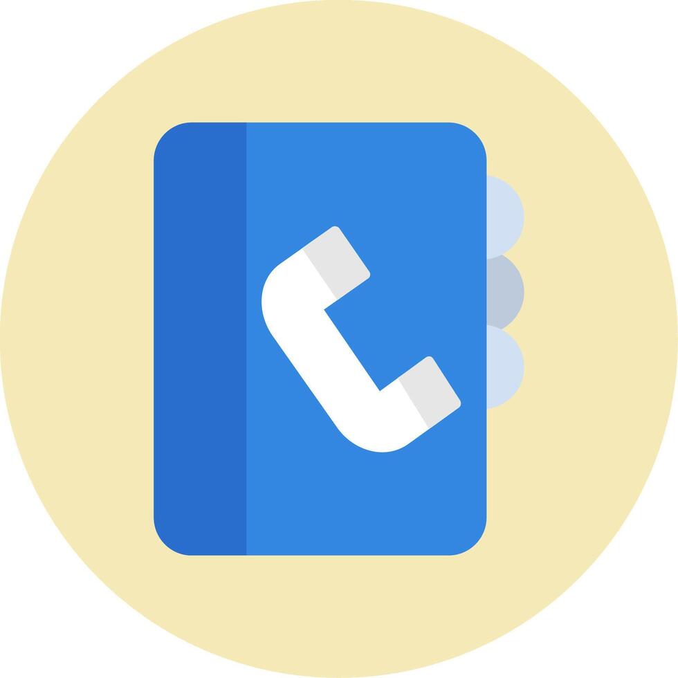 Telefonbuch Vektor Icon