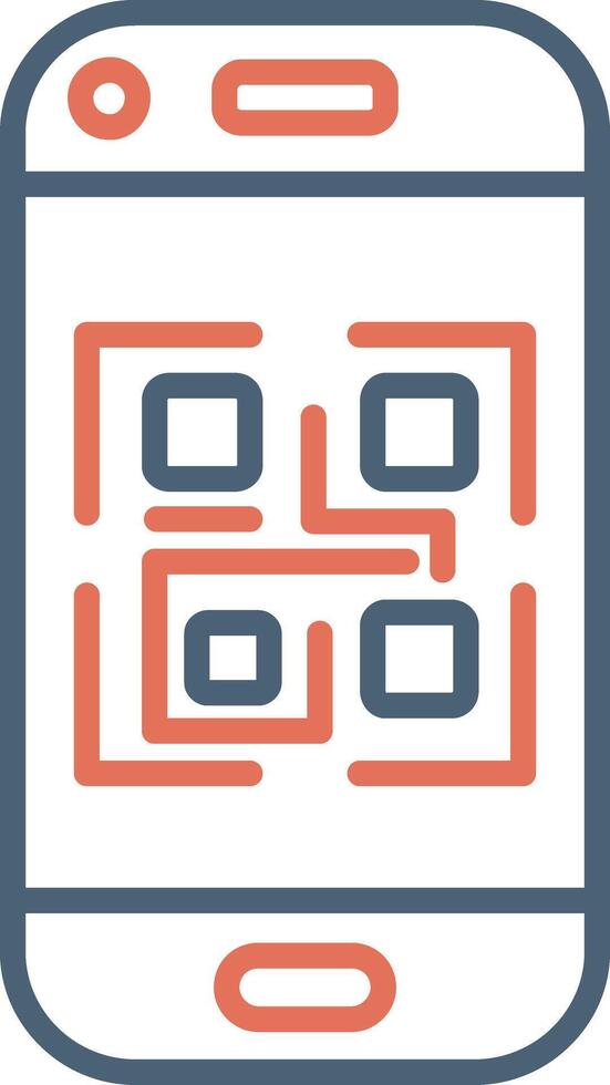 QR-Code-Vektor-Symbol vektor