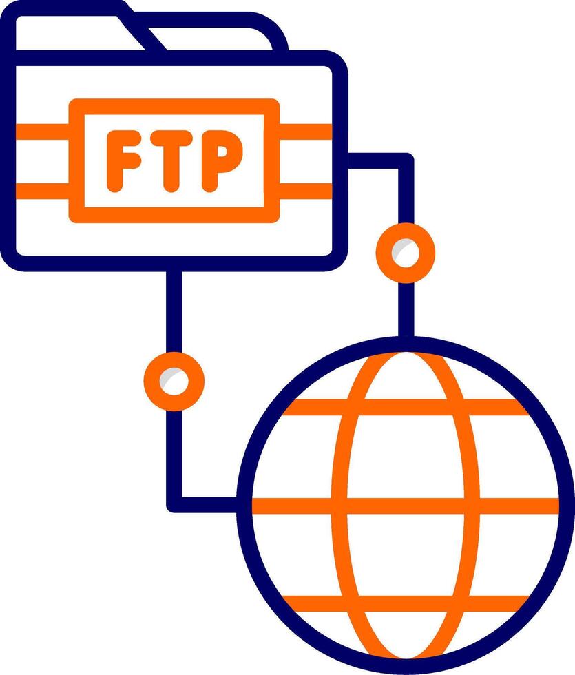 FTP-Vektorsymbol vektor