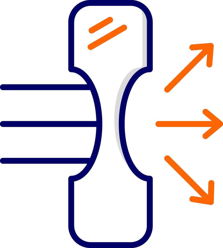 Dispersionsvektorsymbol vektor