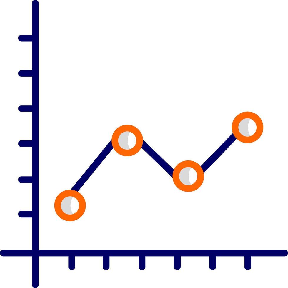 Diagrammvektorsymbol vektor